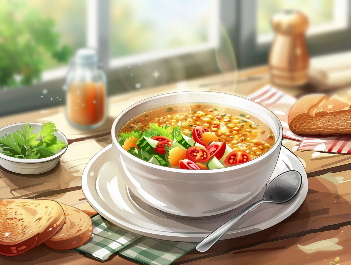 Поживний та корисний обід для пенсіонерів